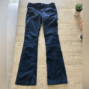Navy Blue Flared Pants